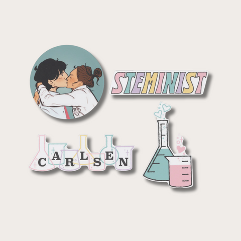 The Love Hypothesis Stickers (Set of 4)