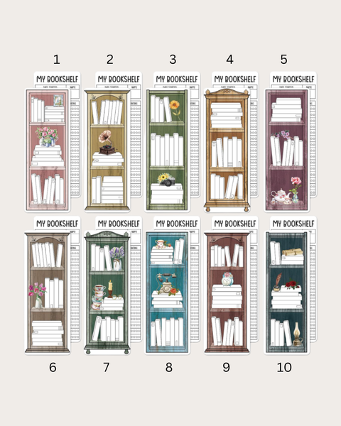 Reading Log Bookmarks