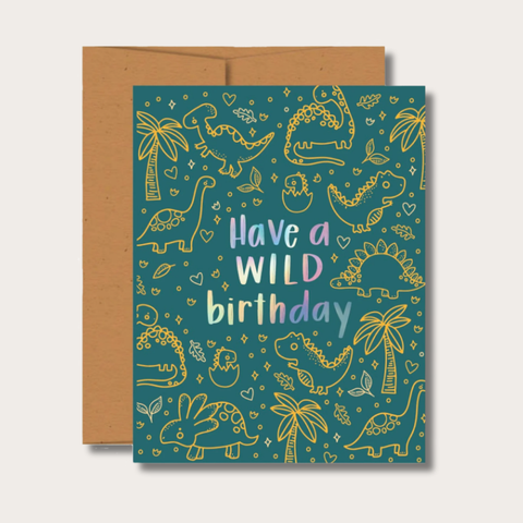 Pippi Post Wild Birthday Greeting Card