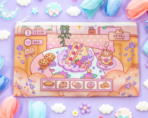 Unicorn Eclipse Cafe Quest Pencil Case