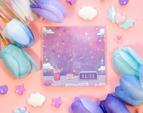 Unicorn Eclipse Study Night Sticky Notes