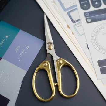Archer & Olive 
Gold-Handled Stationery Scissors