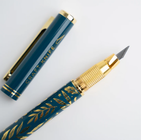 Archer & Olive 
Craft Knife (in pen barrel w/lid+refill)