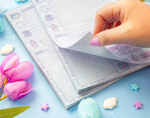 Unicorn Eclipse Laundromat Daily Planner Pad