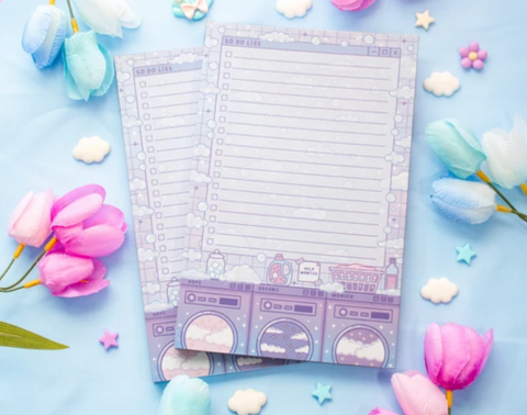 Unicorn Eclipse Laundromat To Do List Planner Pad