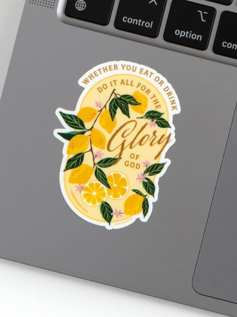 Paper Farm Press Lemon Faith Decal Sticker