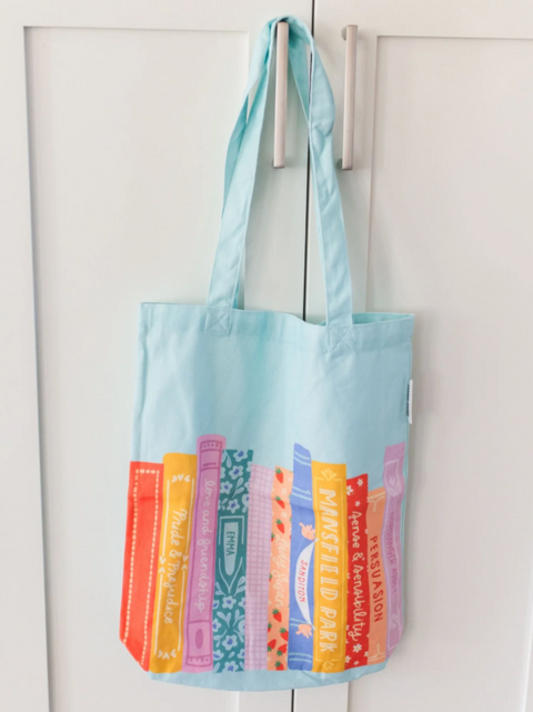 Pippi Post Jane Austen Books Tote Bag