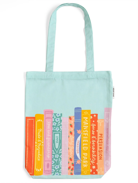Pippi Post Jane Austen Books Tote Bag