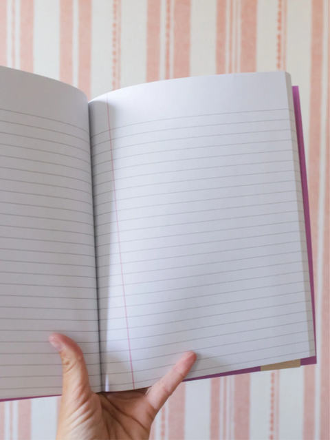 Pippi Post Plants & Books Composition Notebook