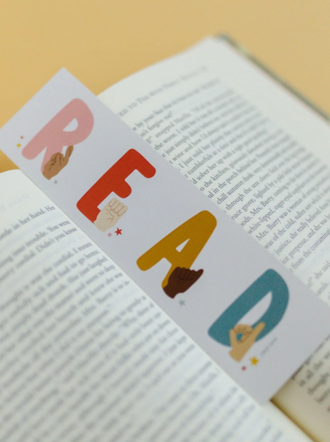 Pippi Post Sign Language Bookmark Set
